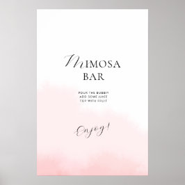 Póster Poster Bridal Shower de estilo elegante.