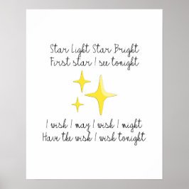 Póster Poster brillante Star Light Star
