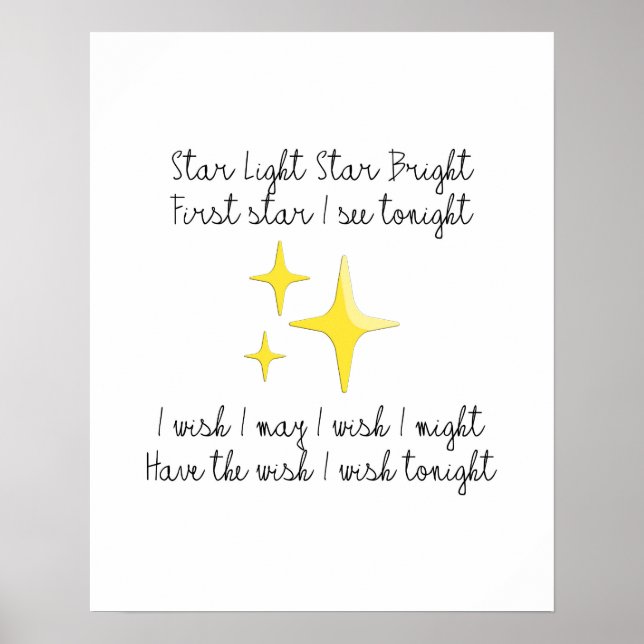 Póster Poster brillante Star Light Star (Frente)