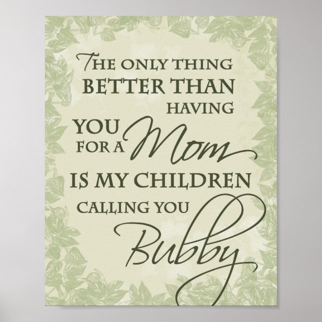 Póster Poster Bubby (Frente)