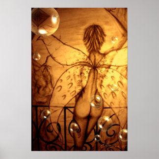 Póster poster "Burbujas de hadas"