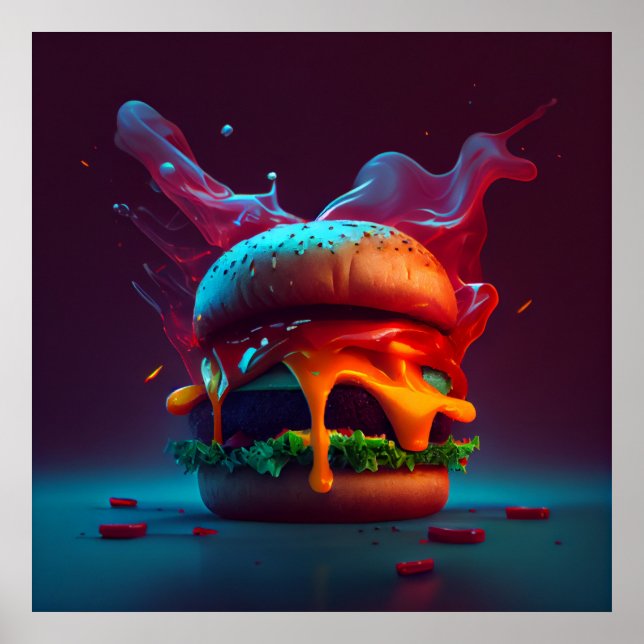 Póster Poster Burger (Frente)