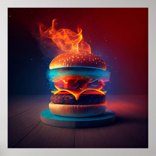 Póster Poster Burger