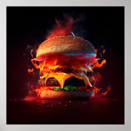 Póster Poster Burger