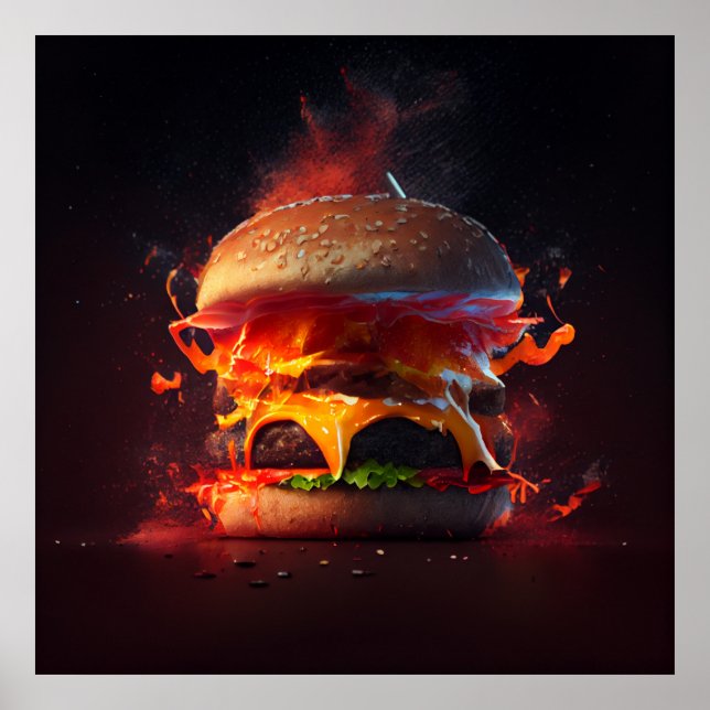 Póster Poster Burger (Frente)