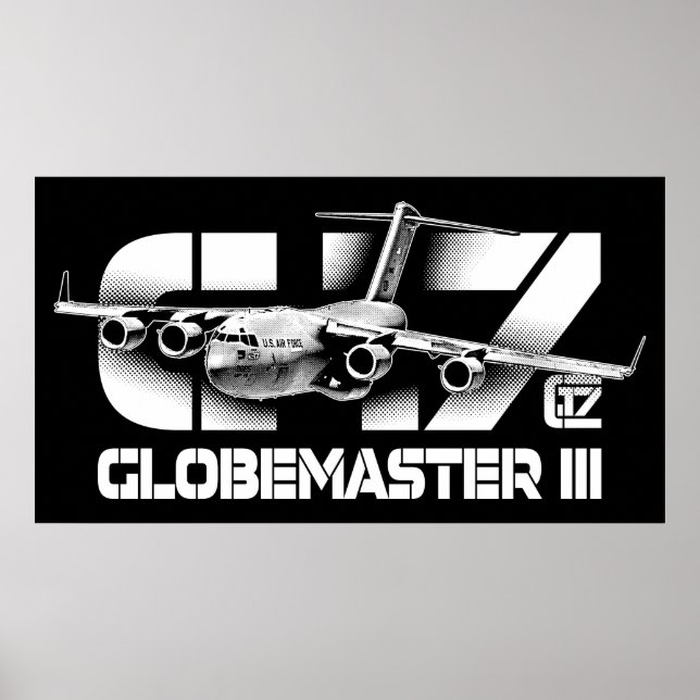 Póster Poster C-17 Globemaster III (Frente)