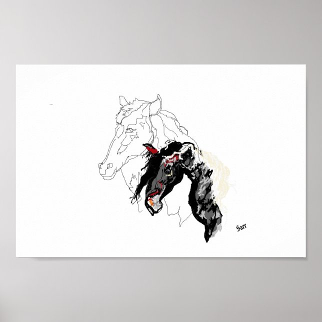 Póster Póster: Caballo dentro de  (Frente)