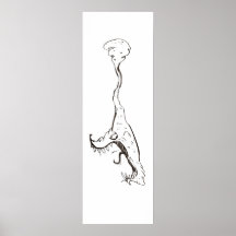 poster "Cabeza colgante"