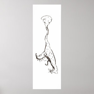 Póster poster "Cabeza colgante"