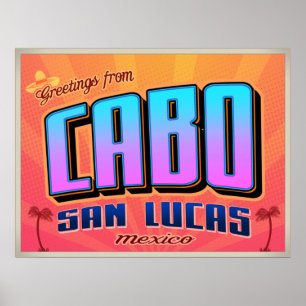 PÓSTER POSTER CABO SAN LUCAS
