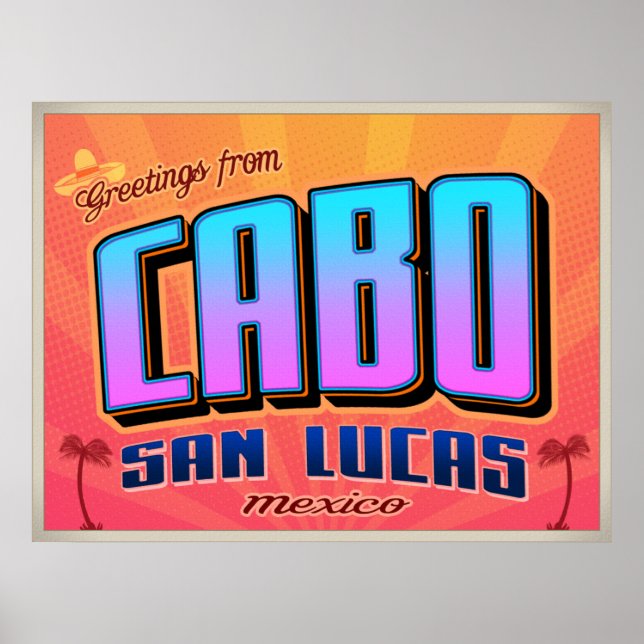 PÓSTER POSTER CABO SAN LUCAS (Frente)