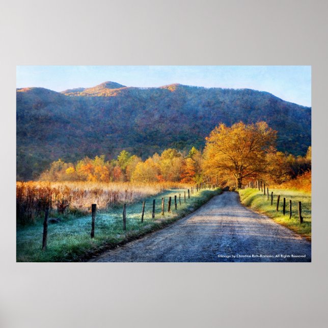 Póster Poster - Cades Cove - Camino de la vida - Sin vers (Frente)