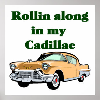 Póster Poster Cadillac clásico de los años 50
