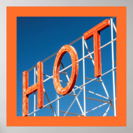 Póster poster "caliente"