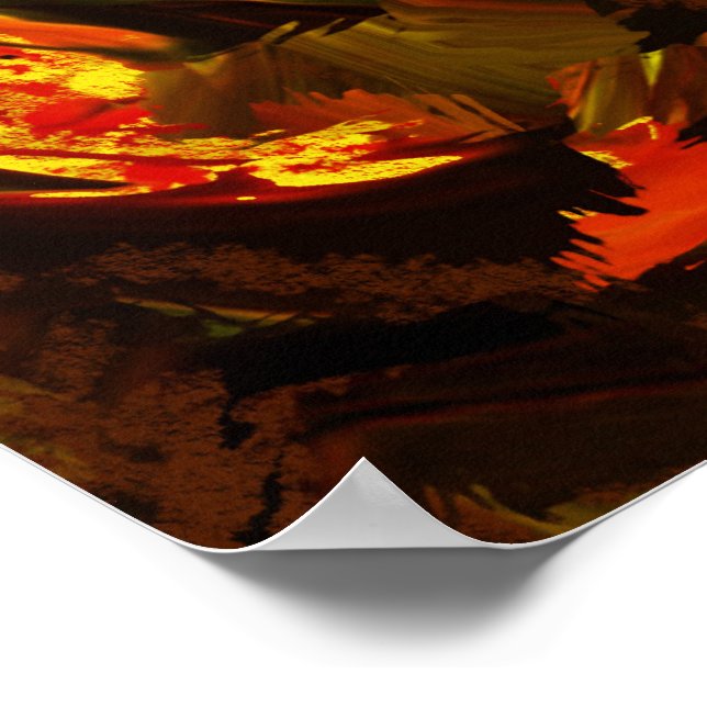 Póster Poster Caliente su espacio (Esquina)