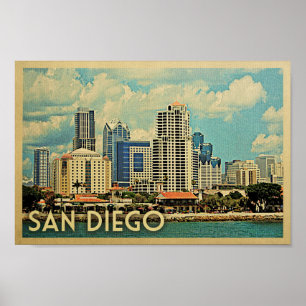 Póster Poster California del viaje del vintage del poster