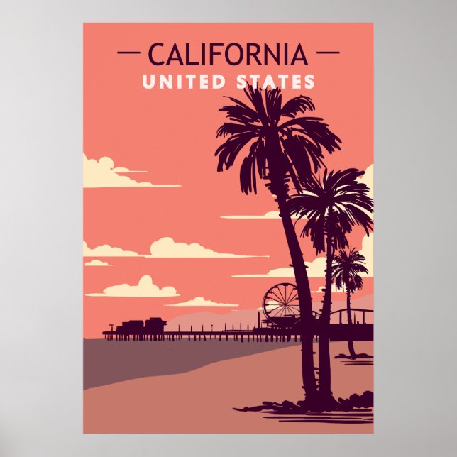 Póster Poster - California US Salmon (Frente)