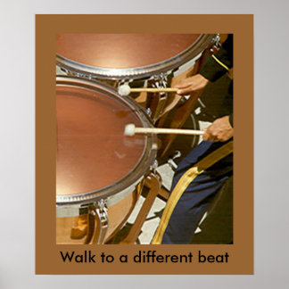 Póster Poster - Caminar a un ritmo diferente