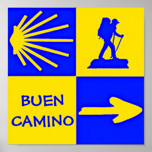 Póster Poster Camino de Santiago