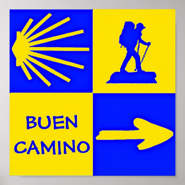 Póster Poster Camino de Santiago (Frente)