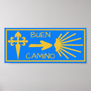 Póster Poster Camino de Santiago