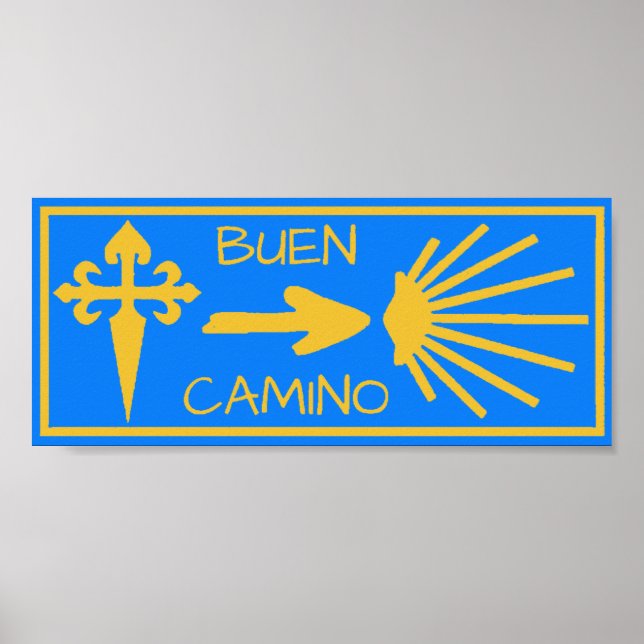 Póster Poster Camino de Santiago (Frente)