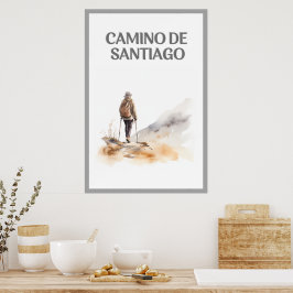 Póster Poster Camino de Santiago