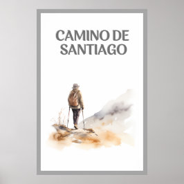 Póster Poster Camino de Santiago
