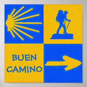 Póster Poster Camino de Santiago