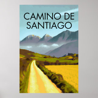 Póster Poster Camino de Santiago