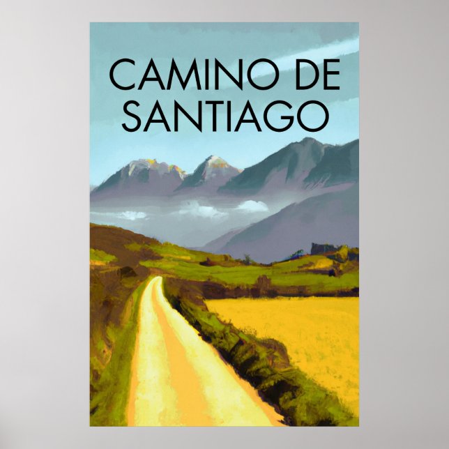 Póster Poster Camino de Santiago (Frente)