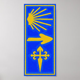 Póster Poster Camino de Santiago