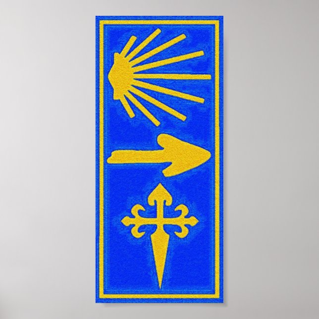 Póster Poster Camino de Santiago (Frente)