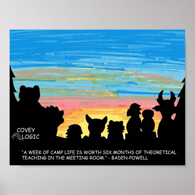 Póster Poster "Camp Life" de Covey Logic (Frente)