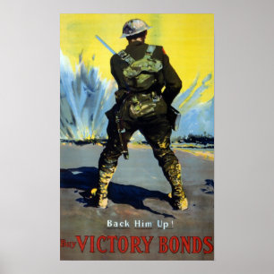 PÓSTER POSTER CANADIENSE DE LA PRIMERA GUERRA MUNDIAL