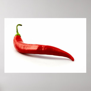 Póster Poster candente de la pimienta de chiles