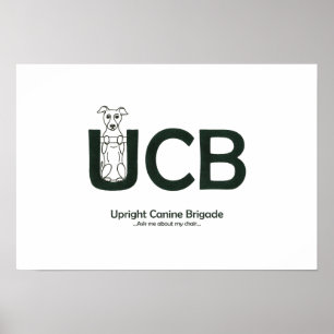 Póster Poster canino vertical de la brigada