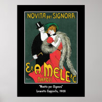 Poster Cappiello ~ Novita por Signora