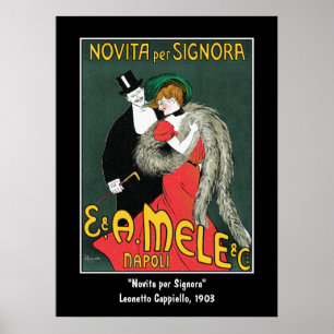 Póster Poster Cappiello ~ Novita por Signora