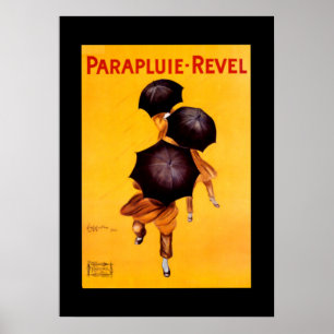 Póster Poster Cappiello Paraguas "Parapluie - Revel"