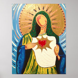 Póster Poster cardíaco inmaculado
