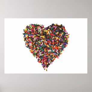 Póster Poster cardíaco Sprinkles