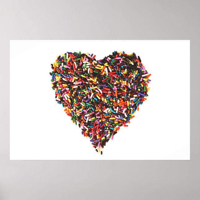 Póster Poster cardíaco Sprinkles (Frente)