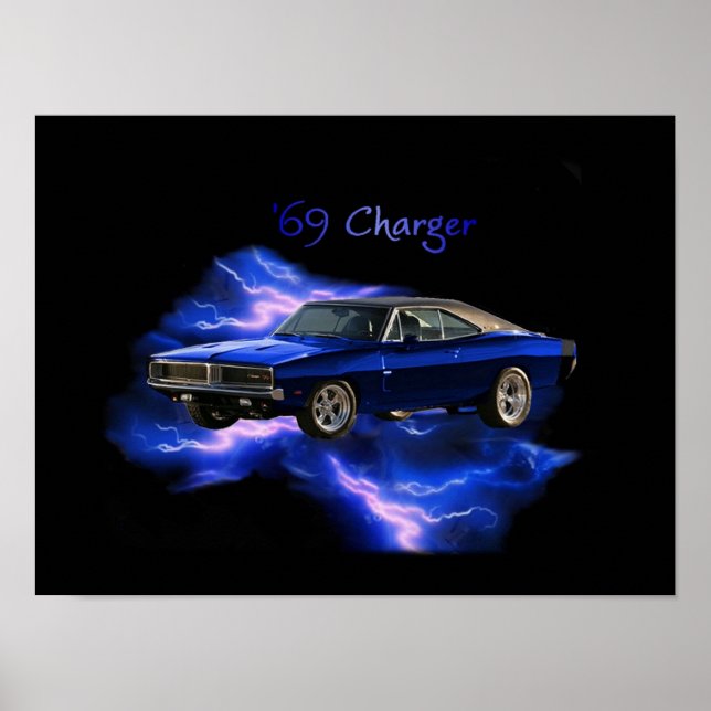 Póster Poster: Cargador Dodge '69 (Frente)