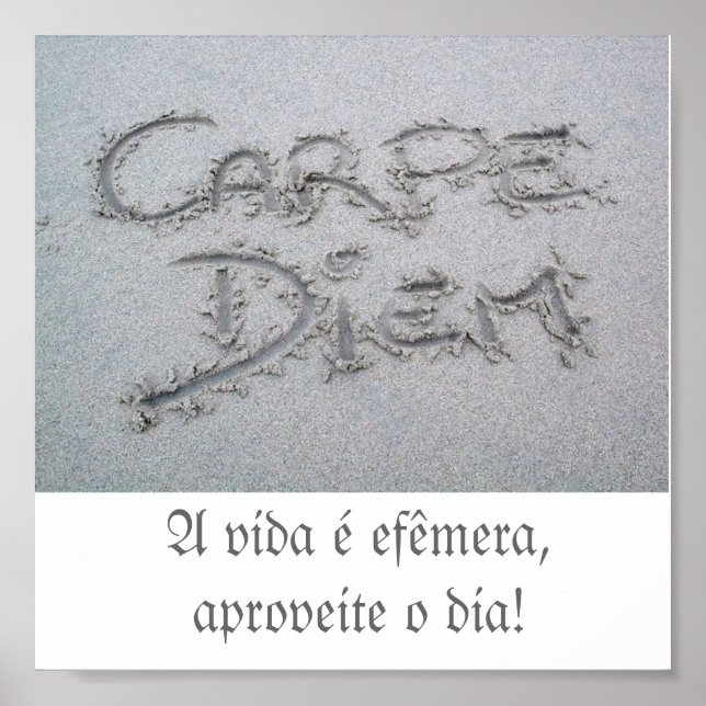 Póster Poster Carpe Diem (Frente)