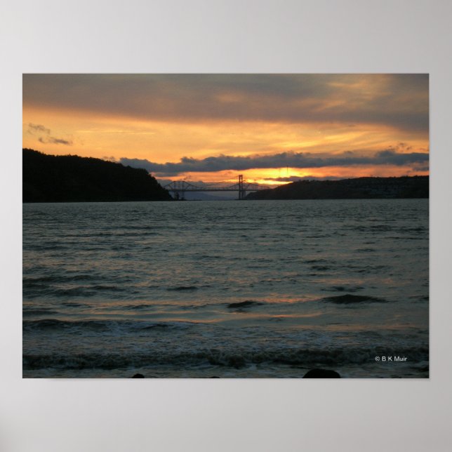 Póster Poster - Carquinez Sunset (Frente)