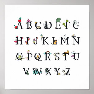 PÓSTER POSTER: CARTA ALPHABET