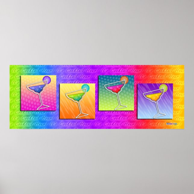 Póster Poster, cartel - Pop Art Margaritas (Frente)