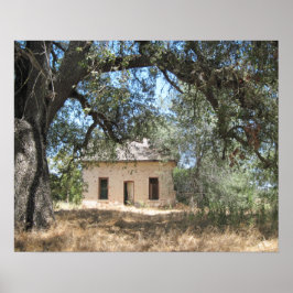 Póster Poster: Casa abandonada en 46 W en Paso Robles