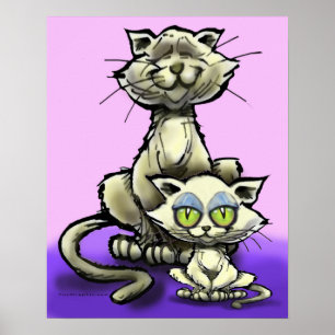 Póster Poster Cat and Kitten